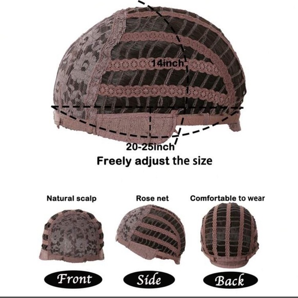 16 Inch ombre Brown To Honey Blonde wave Short Wig for Daily Use Natural… - Picture 6 of 9